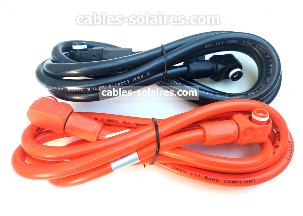 Câble parallèle Powerplus 2m – Longue liaison batteries LiFe et ECO
