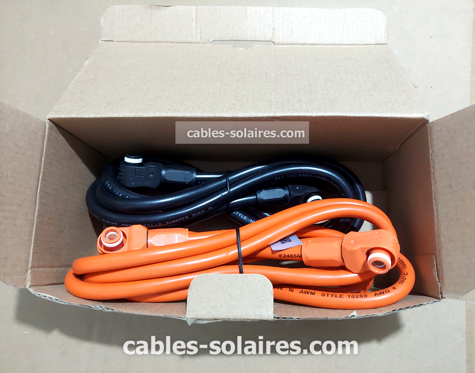Câbles longue distance Sunsynk IP65 – 2 mètres – Installation commerciale IP65