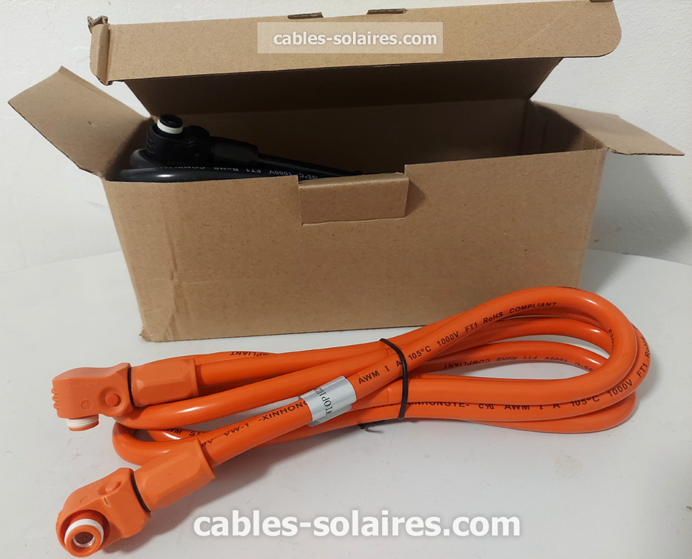 Connecteurs batterie à batterie DYNESS B4850 – 1 mètre – Performance Premium