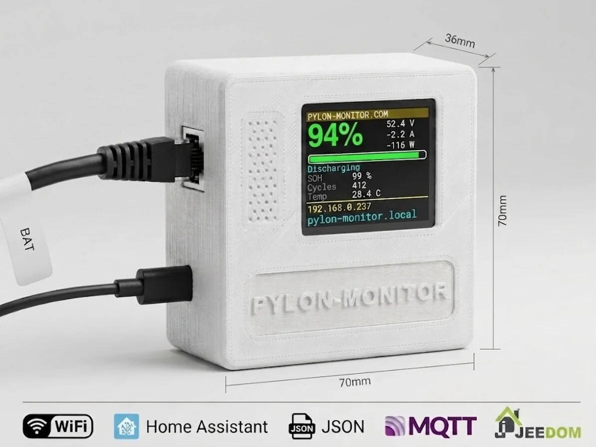 Pylon-Monitor V2 – Monitoring et diagnostic Pylontech en temps réel